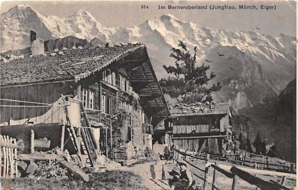 Wengen, Im Berneroberland, Jungfrau, Mönch, Eiger