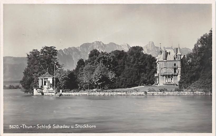 Thun, Schloss Schadau und Stockhorn
