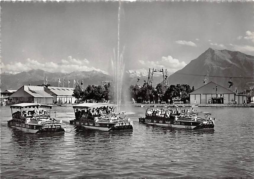 Thun, kant. bernische Ausstellung 1949, Amphibienfahrzeuge