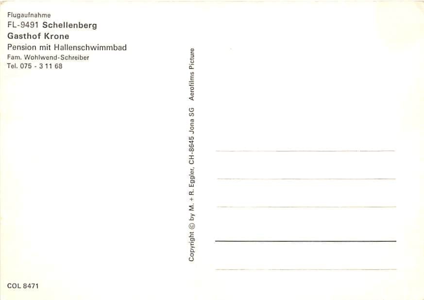 LIE - Schellenberg, Gasthof Krone