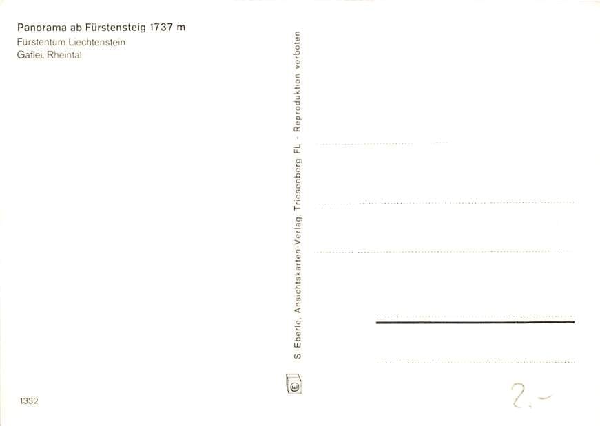 LIE - Fürstensteig, Panorama ab Fürstensteig