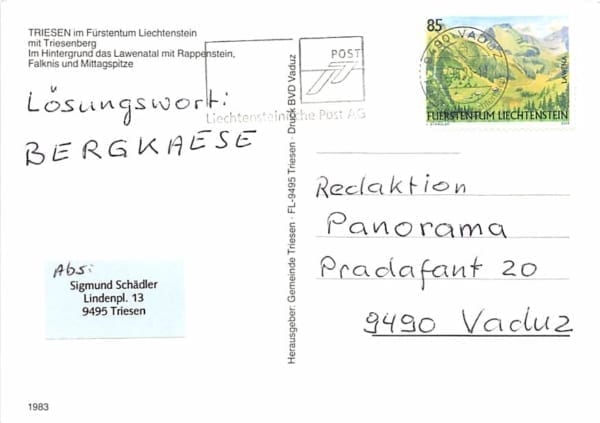 LIE - Triesen, Triesenberg, Lawenatal