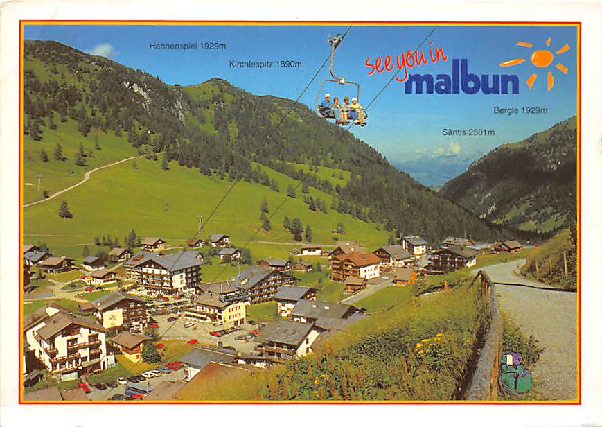 LIE - Malbun, Sesselbahn nach Sareisergrat
