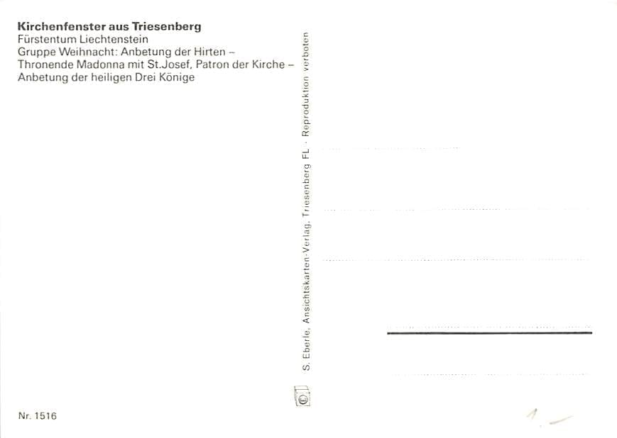 LIE - Triesenberg, Kirchenfenster