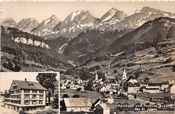 Neu St.Johann, Gasthaus und Pension Schäfle