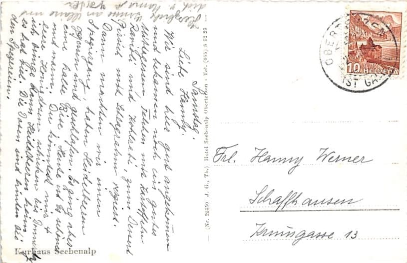 Oberterzen, Kurhaus Seebenalp