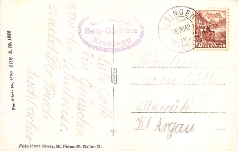 Kreuzegg, Berggasthaus Kreuzegg ob Libingen