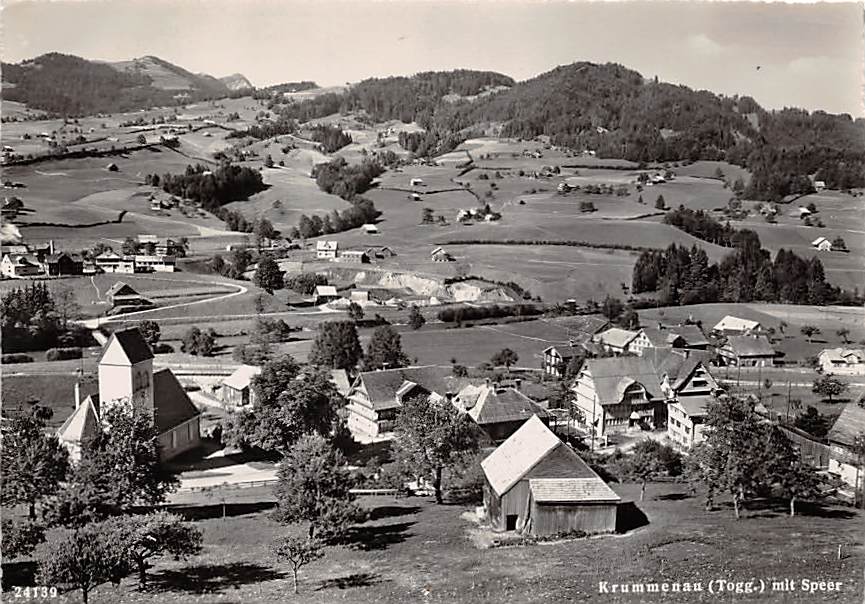 Krummenau, mit Speer