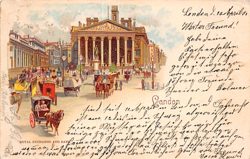 London, Royal Exchange and Bank