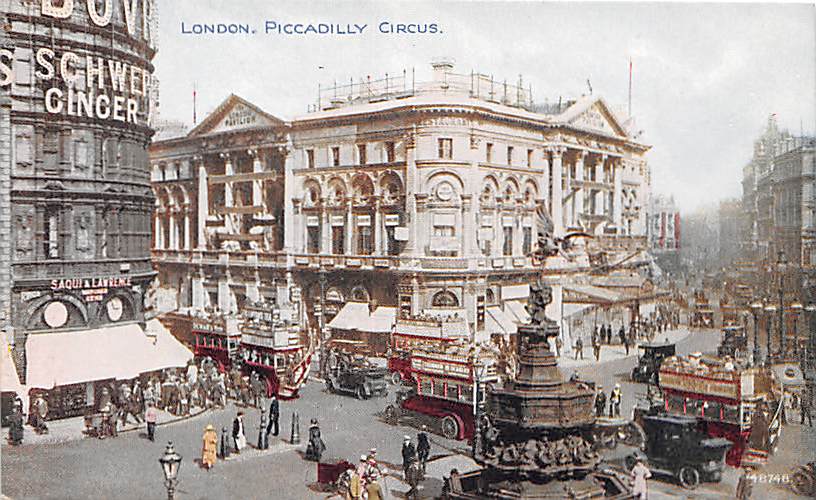 London, Piccadilly Circus, belebt