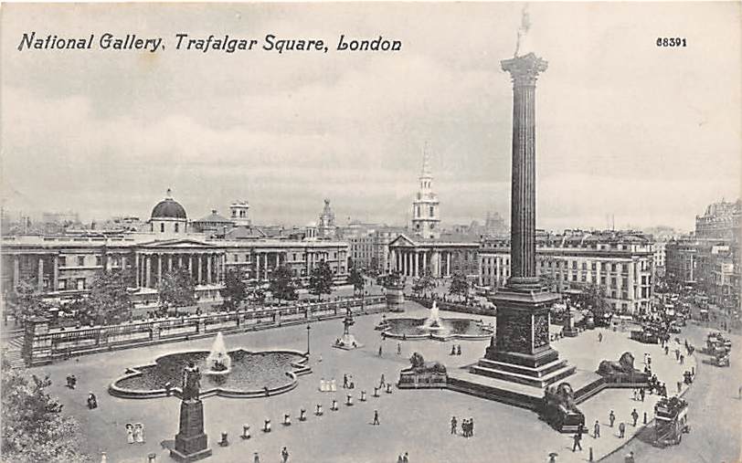 London, National Gallery, Trafalgar Square