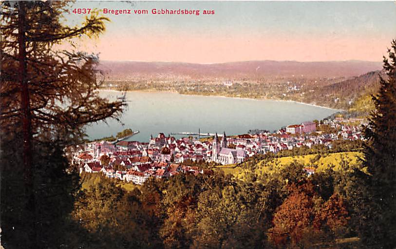 Bregenz, vom Gebhardsberg aus