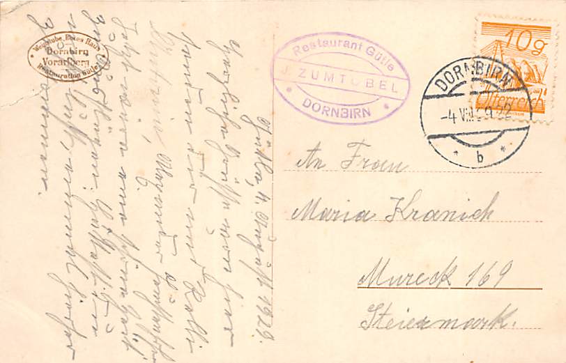 Dornbirn, Restaurant Gütle, Oldtimer