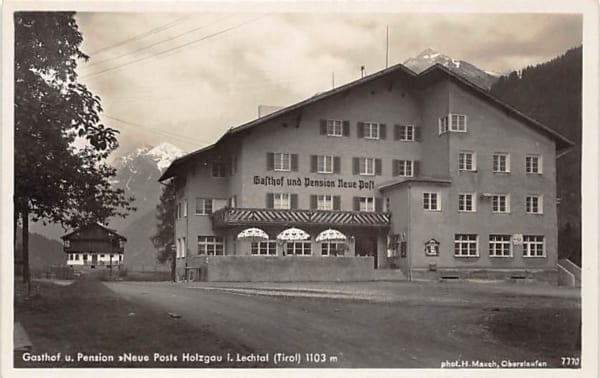 Holzgau, Lechtal, Pension Neue Post