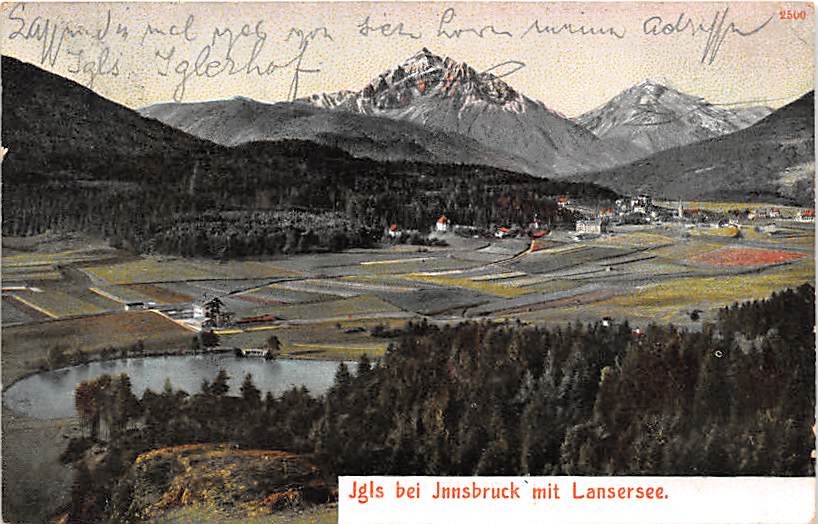Igls, bei Innsbruck mit Lansersee