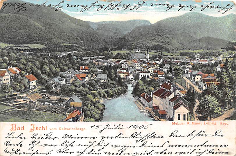 Bad Ischl, vom Kalvarienberge
