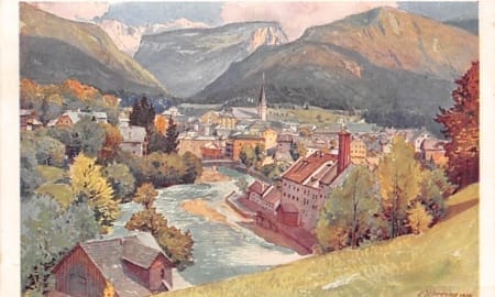 Bad Ischl, gegen Osten, L. Scheiring