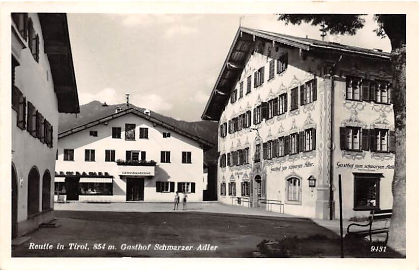 Reutte, Tirol, Gasthof Schwarzer Adler