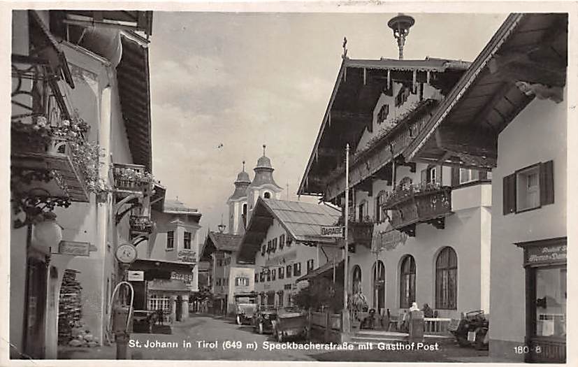 St.Johann, Tirol, Speckbacherstrasse, Gasthof Post