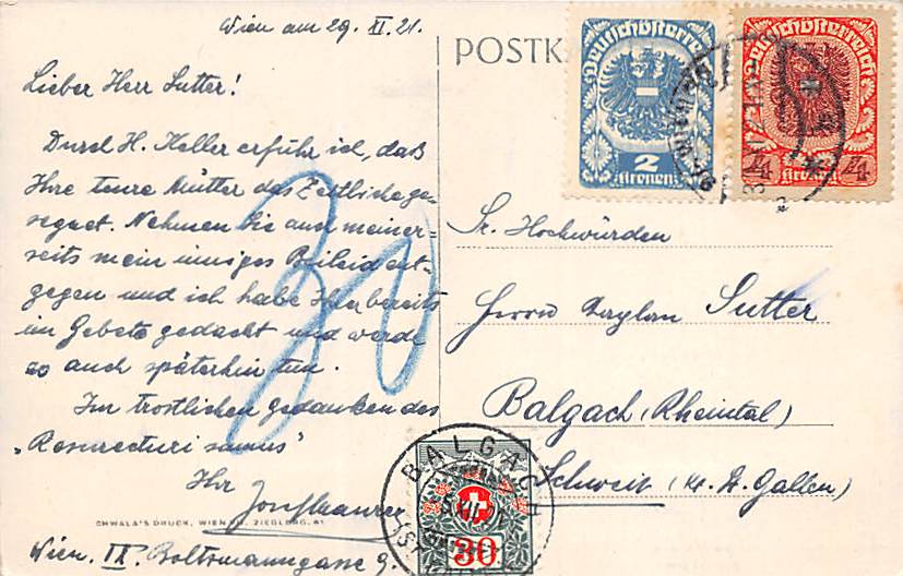 Wien, das neue fürsterzbischöfliche Alumnat