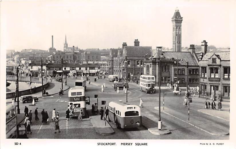Stockport, Mersey Square, Bus