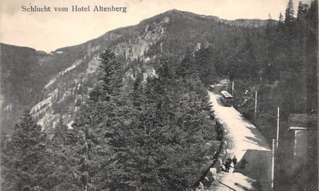 Altenberg, Schlucht vom Hotel Altenberg