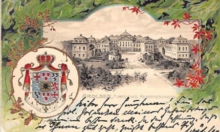 Arolsen, Fürstliches Residenzschloss, Prägedruck