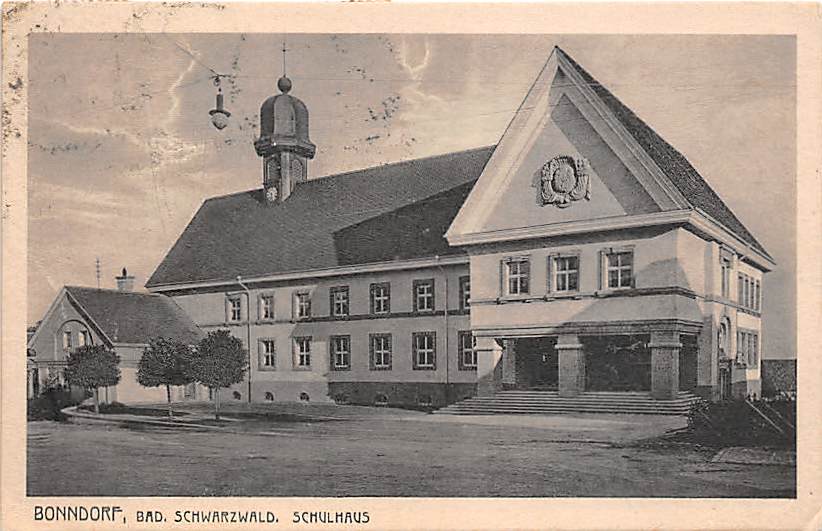 Bonndorf, Bad. Schwarzwald, Schulhaus