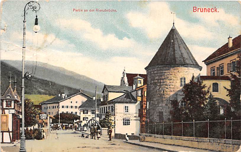 Bruneck, Partie an der Rienzbrücke