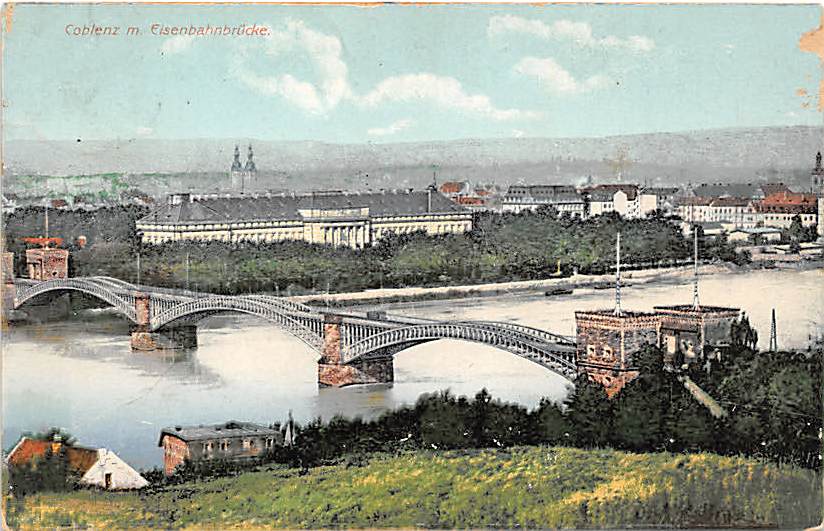 Koblenz, mit Eisenbahnbrücke
