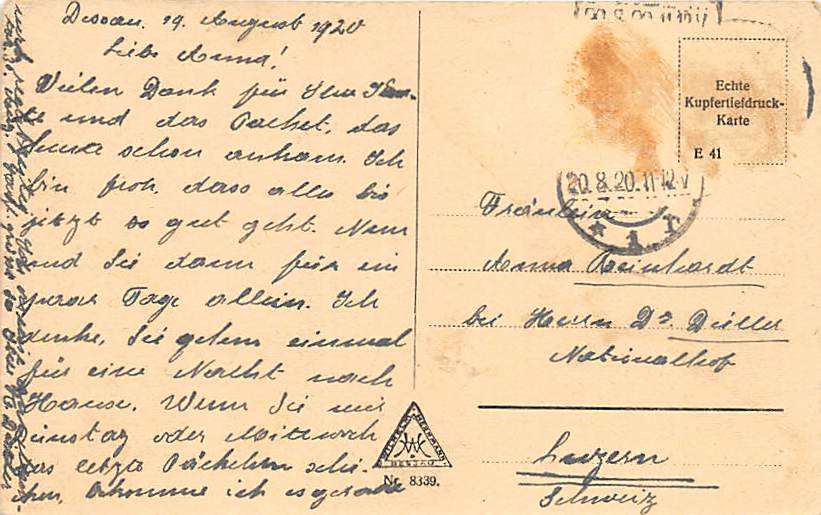 Dessau, Blick auf Schloss und Mühle