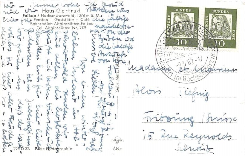 Falkau, Hochschwarzwald, Haus Gertrud