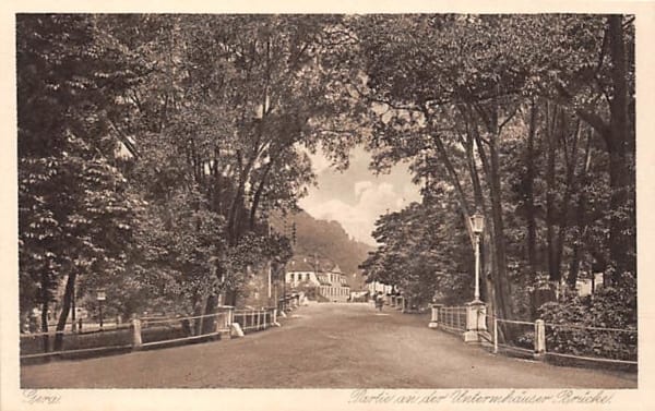 Gera, Partie an der Untermhäuser Brücke