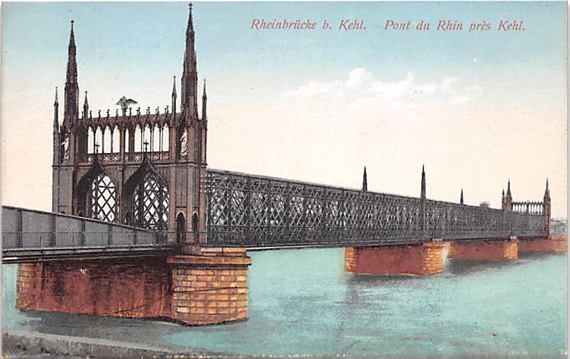 Kehl, Rheinbrücke bei Kehl
