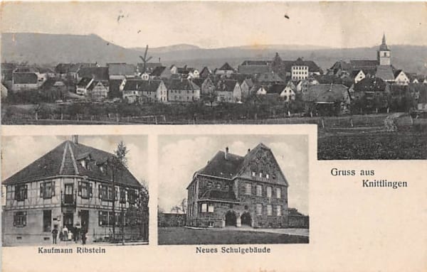 Knittlingen, Kaufmann Ribstein, Neues Schulgebäude