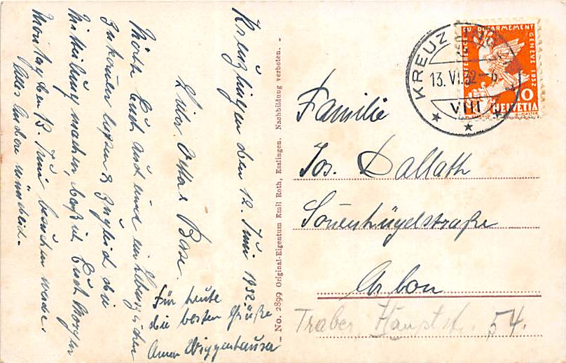 Konstanz, Segelschiff, Blick auf Rheinbrücke u. Münster