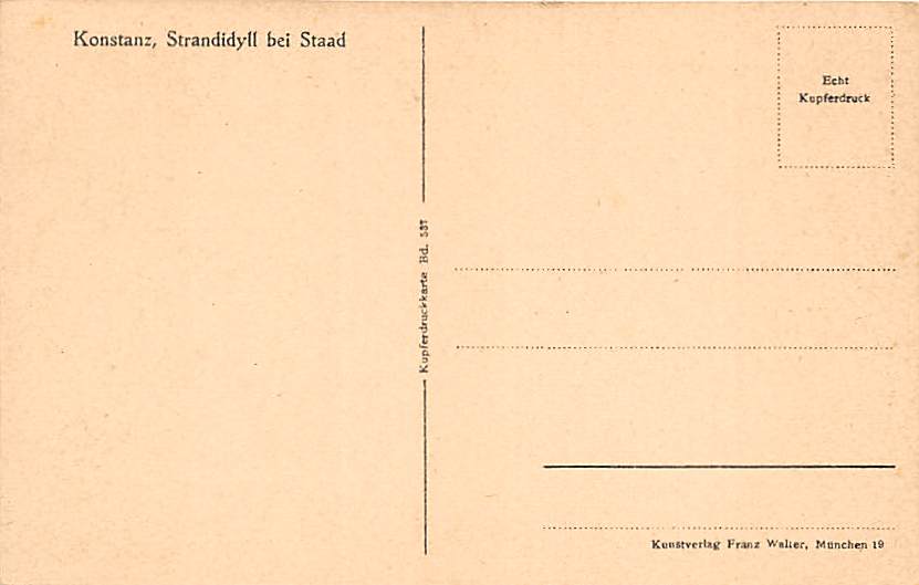 Konstanz, Strandidyll bei Staad