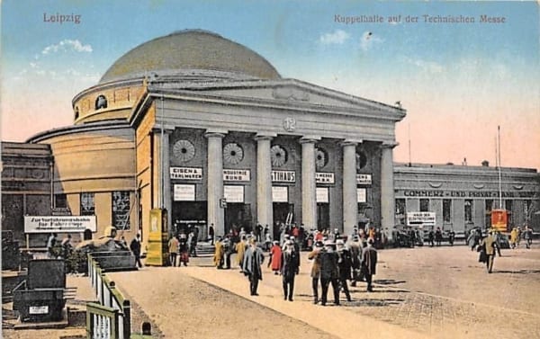 Leipzig, Kuppelhalle auf der technischen Messe