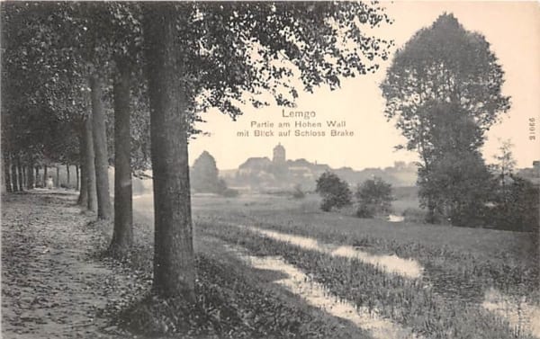 Lemgo, Partie am Hohen Wall, Schloss Brake