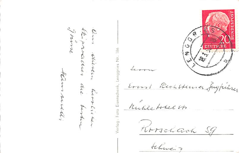 Lenggries, Bahnhofstrasse mit Brauneck