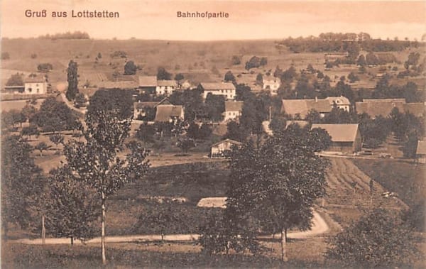 Lottstetten, Bahnhofpartie