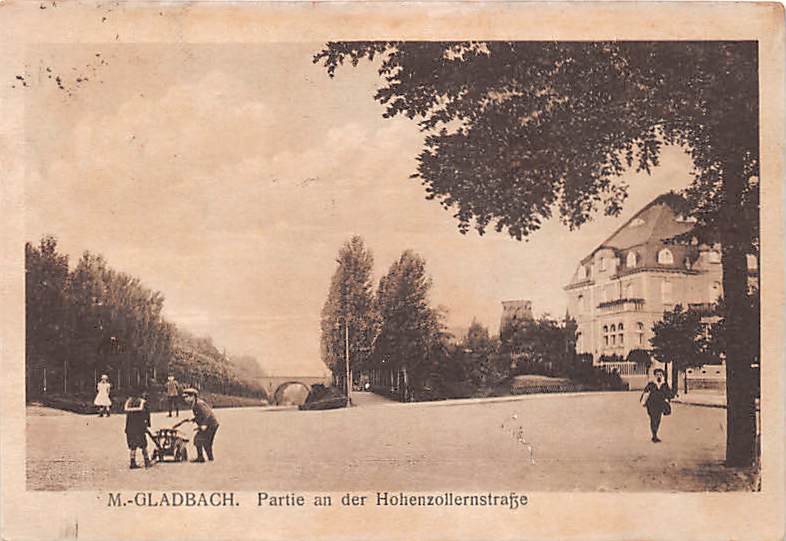 Mönchengladbach, Partie an der Hohenzollernstrasse
