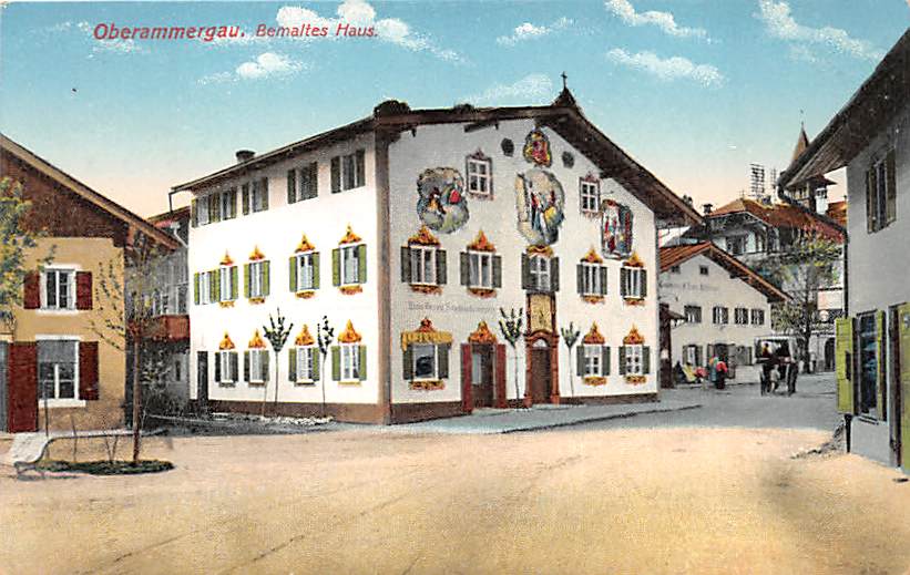 Oberammergau, Bemaltes Haus
