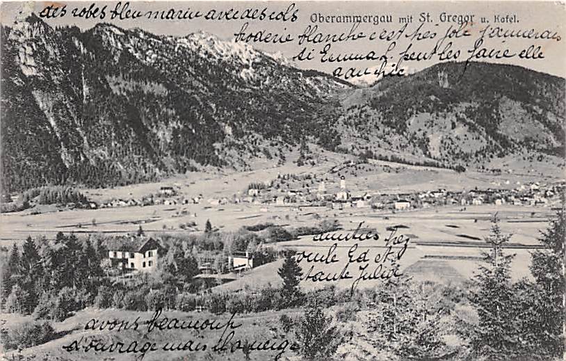 Oberammergau, St.Gregor und Kofel