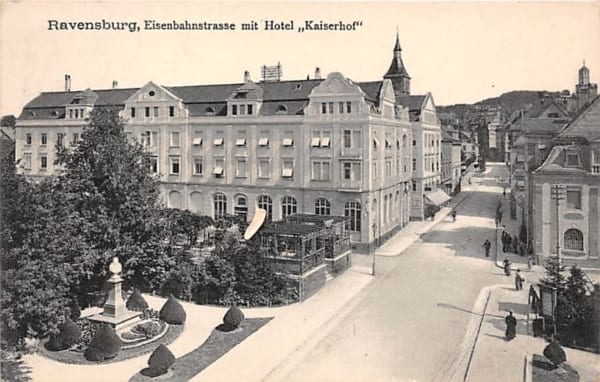 Ravensburg, Eisenbahnstrasse, Hotel Kaiserhof