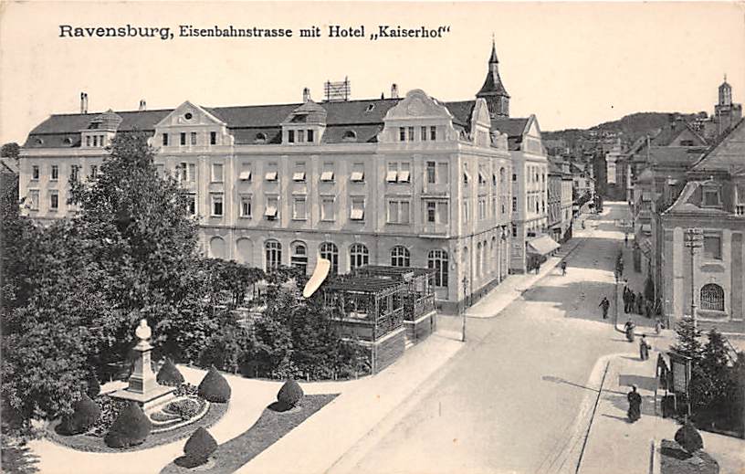 Ravensburg, Eisenbahnstrasse, Hotel Kaiserhof