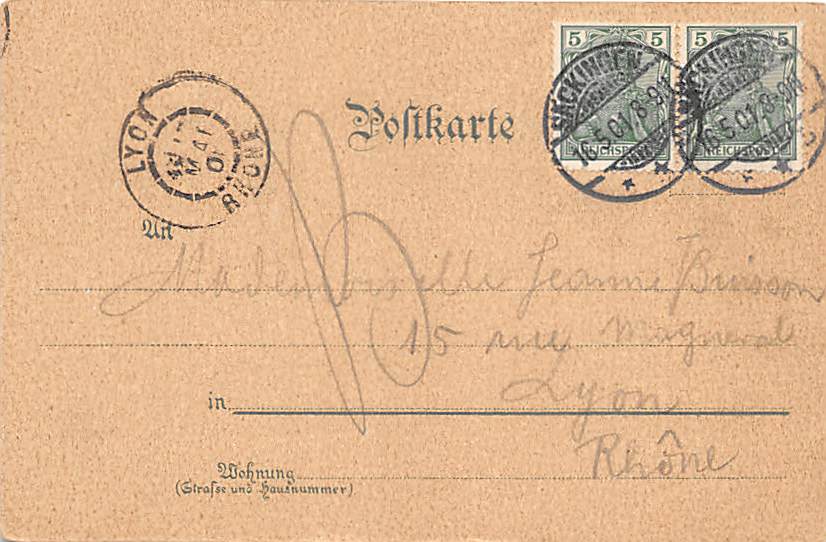 Säckingen, Schlossturm im Mondschein