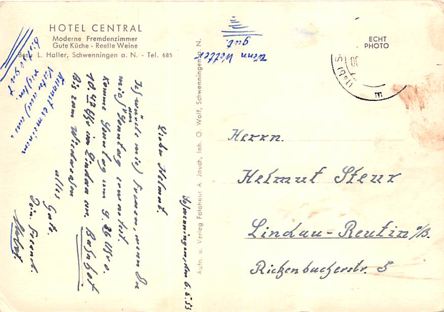 Schwenningen, Hotel Central