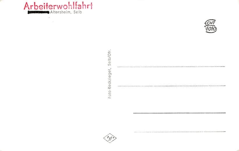 Selb Bayern, Altersheim