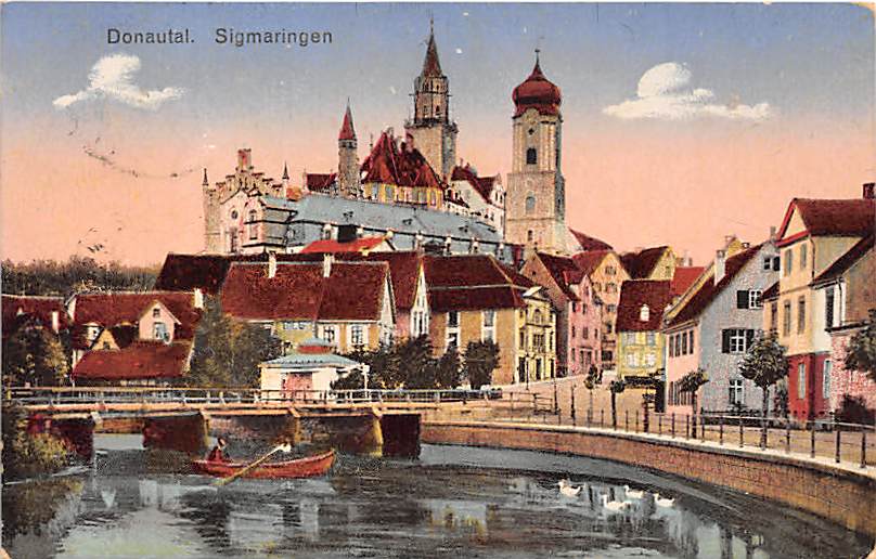 Sigmaringen, Donautal, Ruderboot